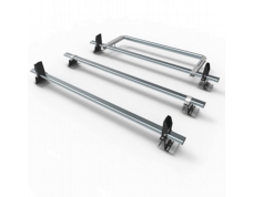 Nissan NV400 Aero-Tech 3 bar roof rack with load stops and roller 2010-present L2 L3 model - AT82LS+A30