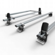 Nissan NV400 Aero-Tech 3 bar roof rack with load stops and roller 2010-present L2 L3 model - AT82LS+A30