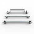 Nissan NV400 Aero-Tech 3 bar roof rack with load stops and roller 2010-present L2 L3 model - AT82LS+A30