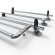 Renault Master Aero-Tech 3 bar roof rack with load stops and roller 2010-present L2 L3 model - AT82LS+A30