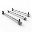Vauxhall Movano Aero-Tech 3 bar roof rack with load stops 2010 to 2021 L2 L3 model - AT82LS