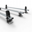 Vauxhall Movano Aero-Tech 3 bar roof rack with load stops 2010 to 2021 L2 L3 model - AT82LS