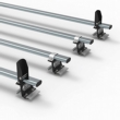 Nissan NV400 Aero-Tech 4 bar roof rack with load stops 2010-present L2 & L3 model - AT83LS