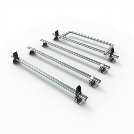 Nissan NV400 Aero-Tech 4 bar roof rack with load stops and roller 2010-present L2 & L3 model - AT83LS+A30