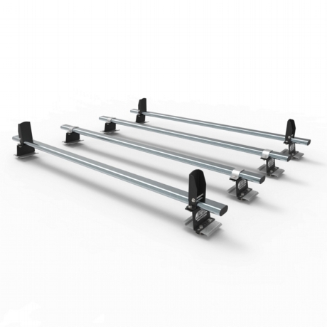 Renault Master Aero-Tech 4 bar roof rack with load stops 2010 to 2024 L2 & L3 model - AT83LS