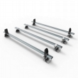 Renault Master Aero-Tech 4 bar roof rack with load stops 2010-present L2 & L3 model - AT83LS