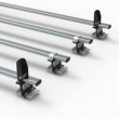 Renault Master Aero-Tech 4 bar roof rack with load stops 2010 to 2024 L2 & L3 model - AT83LS