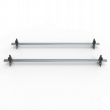 Citroen Relay Aero-Tech 2 bar roof rack + load stops 2006-present model (AT12LS)