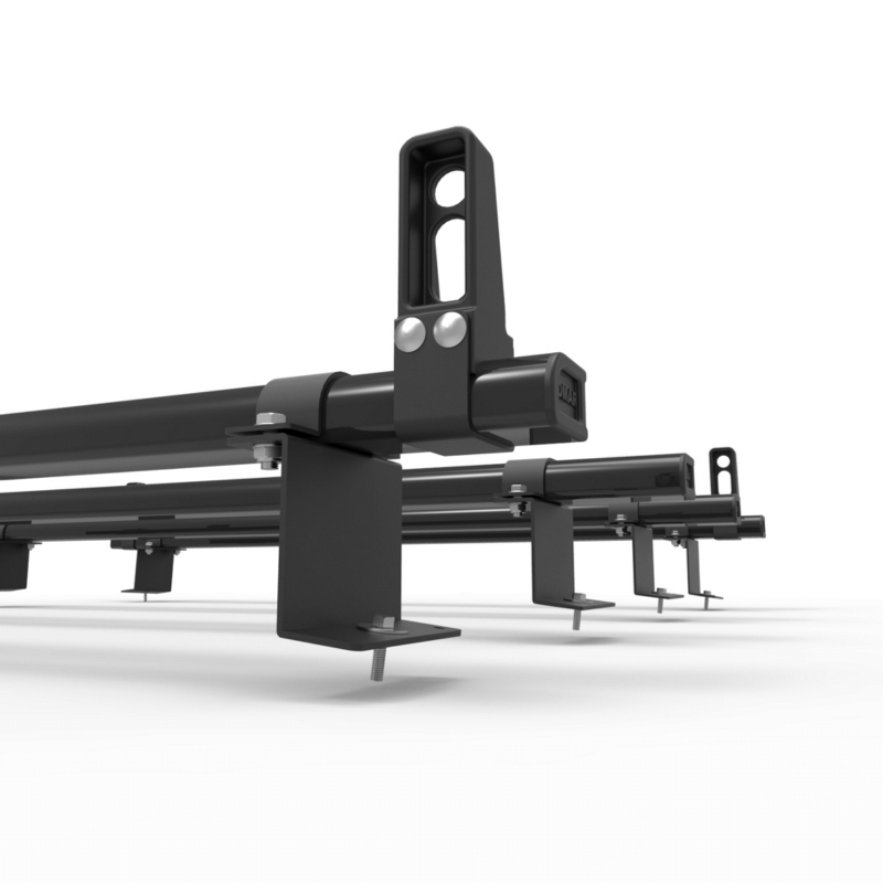 Aluminium Ford Connect Roof Rack LWB 2014 On "Stealth" 4 bar Load Stops