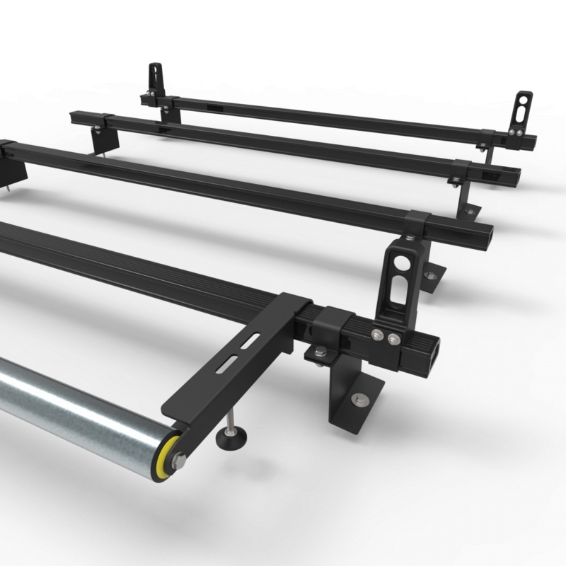 Aluminium Ford Connect Roof Rack LWB 2014 On "Stealth" 4 bar with load