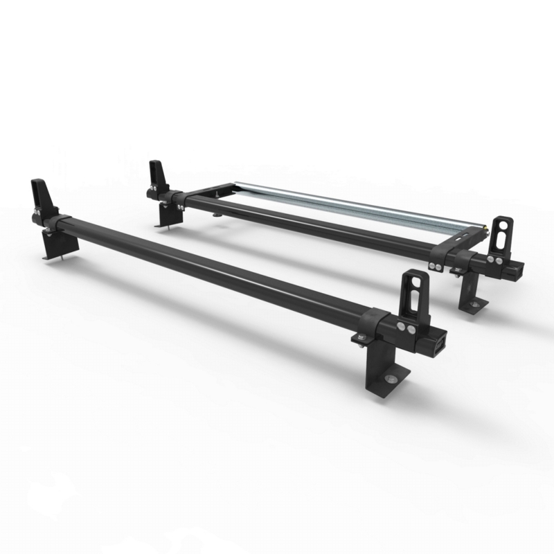 Aluminium Ford Connect Roof Rack SWB 2014 On "Stealth" 2 bar load stops