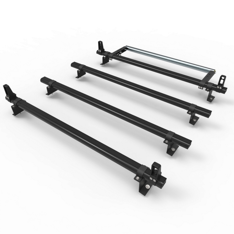 Aluminium Ford Connect Roof Rack SWB 2014 On "Stealth" 4 bar load stops