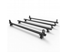 Aluminium Ford Transit Roof Rack Aero-Pro 4 bar Load Stops 2014 Onwards (DM125LS)