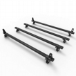 Aluminium Ford Transit Roof Rack Aero-Pro 4 bar Load Stops 2014 Onwards (DM125LS)