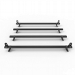 Aluminium Ford Transit Roof Rack Aero-Pro 4 bar Load Stops 2014 Onwards (DM125LS)