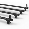 Aluminium Ford Transit Roof Rack Aero-Pro 4 bar Load Stops 2014 Onwards (DM125LS)