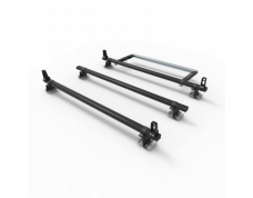 Aluminium Nissan NV400 Roof Rack Aero-Pro 3 bar load stops and roller 2010 On model (DM82LS+A30)