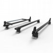 Aluminium Nissan NV400 Roof Rack Aero-Pro 3 bar load stops and roller 2010 On model (DM82LS+A30)