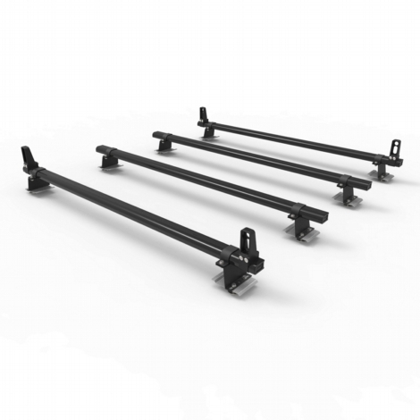 Aluminium Nissan NV400 Roof Rack LWB Aero-Pro 4 bar Load Stops 2010 On model (DM83LS)