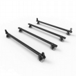 Aluminium Nissan NV400 Roof Rack LWB Aero-Pro 4 bar Load Stops 2010 On model (DM83LS)