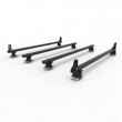 Aluminium Nissan NV400 Roof Rack LWB Aero-Pro 4 bar Load Stops 2010 On model (DM83LS)