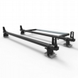 Aluminium Renault Master Roof Rack Aero-Pro 2 bar with load stops and roller 2010 On model (DM81LS+A30)
