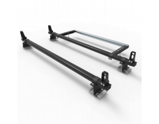 Aluminium Vauxhall Movano Roof Rack Aero-Pro 2 bar & load stops & roller 2010 On model (DM81LS+A30)