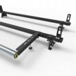 Citroen Dispatch Roof Rack bars 2016 onwards ALUMINIUM Stealth 2 bar Load Stops and Rear Roller (DM127LS+A30)