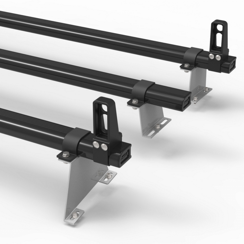 Citroen Nemo Roof rack ALUMINIUM Stealth 3 bar & Load Stops (DM62LS), DM62LS Nemo, Dmar Stealth Citroen Nemo Roof rack ALUMINIUM Stealth 3 bar & Load Stops (DM62LS), DM62LS Nemo, Dmar Stealth