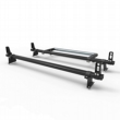 Fiat Doblo Roof Rack Stealth ALUMINIUM 2 bar with load stops and roller 2010 On model (DM501LS+A30)