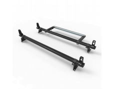 Fiat Doblo Roof Rack Stealth ALUMINIUM 2 bar with load stops and roller 2010 On model (DM501LS+A30)