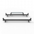 Fiat Doblo Roof Rack Stealth ALUMINIUM 2 bar with load stops and roller 2010 to 2922 model (DM501LS+A30)