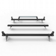 Fiat Fiorino Roof Rack ALUMINIUM Stealth 3 bar with load stops and roller (DM62LS+A30)
