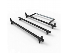 Fiat Scudo Roof Rack Bars 2007 - 2016 ALUMINIUM Stealth 3 bar Load Stops and Rear Roller (DM113LS+A30)