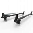 Mercedes Vito Roof Rack Aluminium Stealth 2 bar with load stops & roller (DM69LS+A30)