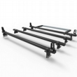 Mercedes Vito Roof Rack Aluminium Stealth 4 bar with load stops & roller (DM70LS+A30)