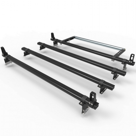 Mercedes Vito Roof Rack Aluminium Stealth 4 bar with load stops & roller (DM70LS+A30)