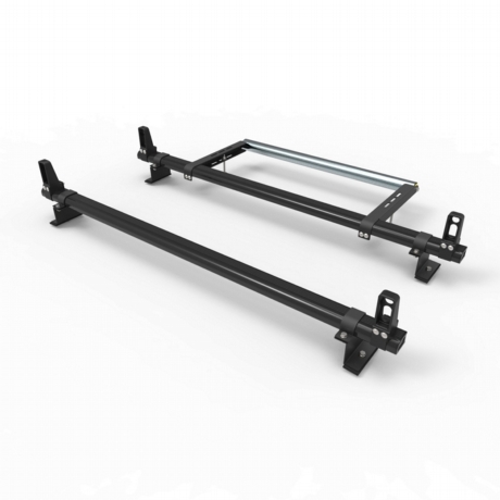 Nissan NV200 Roof Rack Aluminium Stealth 2 bar with load stops and roller (DM58LS+A30)