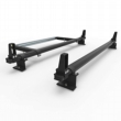 Nissan NV200 Roof Rack Aluminium Stealth 2 bar with load stops and roller (DM58LS+A30)