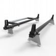 Peugeot Bipper Roof rack ALUMINIUM Stealth 2 bar with load stops and roller (DM61LS+A30)