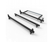 Peugeot Expert Roof Rack Bars 2016 onwards Stealth 3 bar Load Stops and Rear Roller (DM128LS+A30)