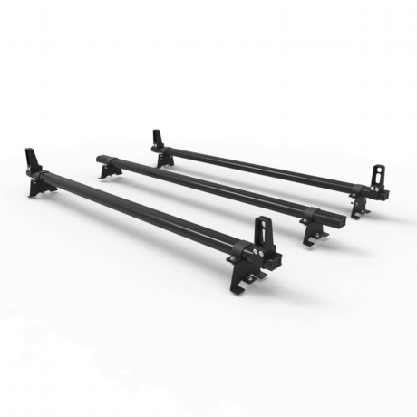 Peugeot Expert Roof Rack Bars 2016 onwards ALUMINIUM Aero-Pro 3 bar Load Stops (DM128LS)