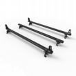 Peugeot Expert Roof Rack Bars 2016 onwards ALUMINIUM Aero-Pro 3 bar Load Stops (DM128LS)