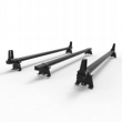 Peugeot Expert Roof Rack Bars 2016 onwards ALUMINIUM Aero-Pro 3 bar Load Stops (DM128LS)