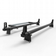 Vauxhall Combo Roof Rack Stealth ALUMINIUM 2 bar load stops & roller 2012-2018 model (DM501LS+A30)