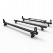 Vauxhall Combo Roof Rack Stealth ALUMINIUM 3 bar load stops & roller 2012-2018 model vans  (DM502LS+A30)