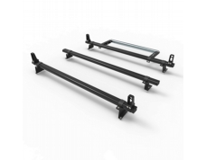 Vauxhall Combo Roof Rack Stealth ALUMINIUM 3 bar load stops & roller 2012-2018 model vans  (DM502LS+A30)