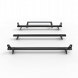 Vauxhall Combo Roof Rack Stealth ALUMINIUM 3 bar load stops & roller 2012-2018 model vans  (DM502LS+A30)