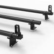 Vauxhall Combo Roof Rack Stealth ALUMINIUM 3 bar Load Stops 2012-2018 model vans (DM502LS)