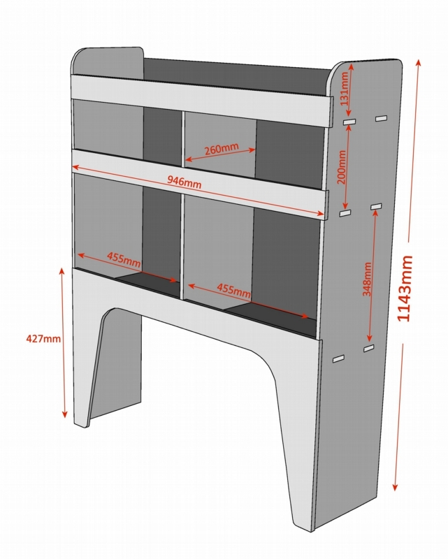 Ply shelving for ford transit #9